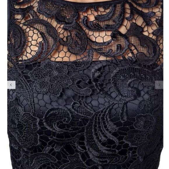 Adrianna Papell | Elegant Navy Lace Dress | Size: 2 | NWT - Picture 12 of 14